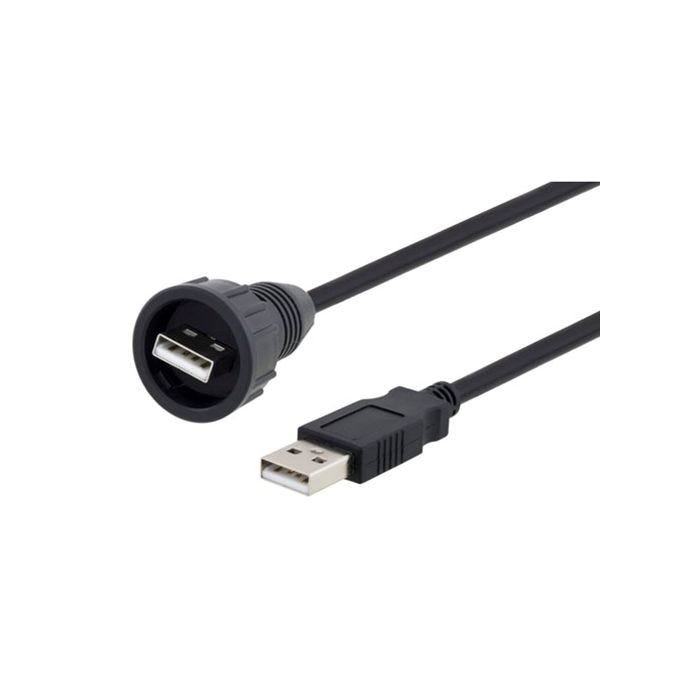 Hoogland Kostuum Voortdurende Waterproof USB Type A/A Cable Assembly 3M