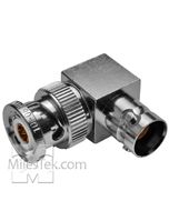 10-06909 MilesTek TRB Right-angle Adapter 3-Slot Male Plug to 3-Lug Female Jack