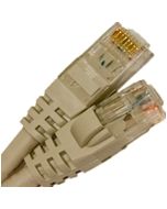 CAT5E 350MHZ ETHERNET PATCH CORD GRAY 1 FT SB