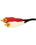 GOLD DUAL RCA CABLE ASSY 12'