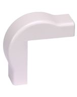 EXT COVER 1" BEND 1 1/4" OFFICE WHITE