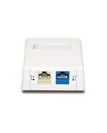 SURFACE MOUNT BOX IVORY 2 PORT