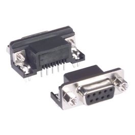 10 pack DB9 Female Right Angle PCB Connectors 17298 