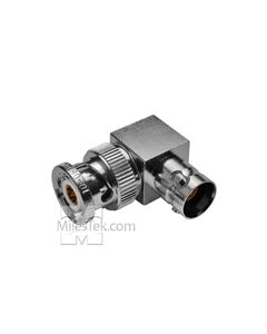 10-06909 MilesTek TRB Right-angle Adapter 3-Slot Male Plug to 3-Lug Female Jack