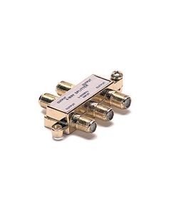 4 WAY 900MHZ F SPLITTER GOLD