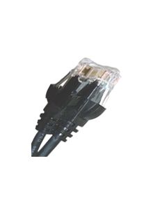 CAT5E 350MHZ ETHERNET PATCH CORD BLACK 10 FT SB