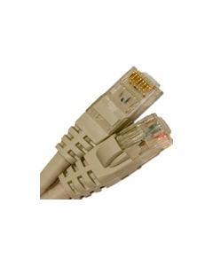 CAT5E 350MHZ ETHERNET PATCH CORD GRAY 1 FT SB