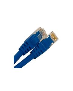 CAT6 550MHZ ETHERNET PATCH CORD BLUE 14 FT