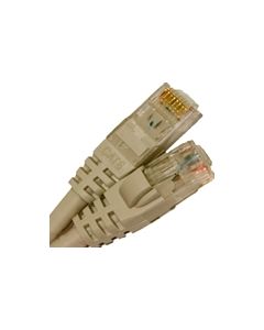 CAT6 550MHZ ETHERNET PATCH CORD GRAY 10 FT