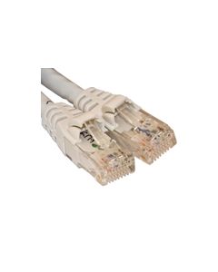 CAT6 550MHZ ETHERNET PATCH CORD WHITE 1 FT