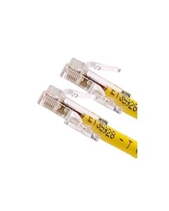 CORD CAT5E STRN YELLOW T568B 1 FT NB