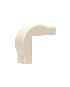 EXTERNAL COVER 1" BEND 1 1/4" IVORY