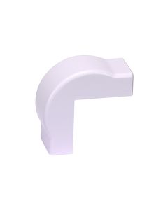 EXTERNAL COVER 1" BEND 1 3/4" WHITE