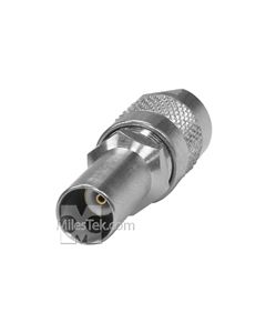 Connector Twinaxial Subminiature Patch Plug TRS Male Wrench crimp/ Solder clamp .150 OD cable