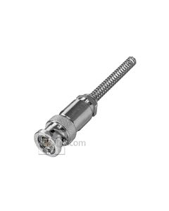 PL74-47BR Trompeter Twinaxial Cable Plug with Bend Relief TRB 2-Slot Male Wrench crimp/ Solder clamp M17/176-00002