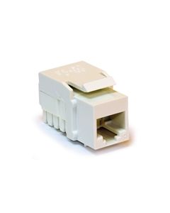 MILESTEK KEYSTONE CAT6 RJ45 110 JACK IVORY