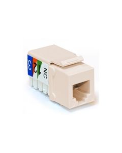 MILESTEK KEYSTONE RJ11 110 JACK IVORY