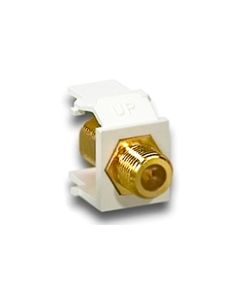 QUICKPORT F CONNECTOR MODULE IVORY