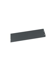 3 SPACE (5.25") FLAT ECONO-BLANK BLACK