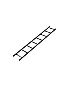 MIDDLE ATLANTIC CABLE LADDER RUNWAY 12" X10FT BLK FINISH MILESTEK PART 50-71325