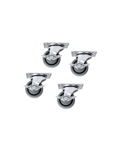 SET OF 4 FINE FLOOR CASTERS (NCNR)LOCKING