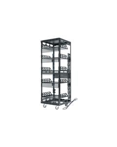 MIDDLE ATLANTIC SLIM 5 CONFIGURED RACK KIT, 37 RACK SPACE, 20” OUTSIDE 