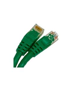 CAT5E 350MHZ ETHERNET PATCH CORD GREEN 1 FT SB