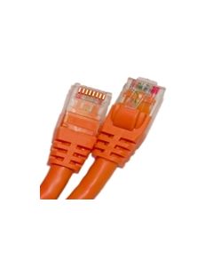 CAT5E 350MHZ ETHERNET PATCH CORD ORANGE 5 FT SB