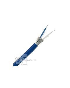 TWC-124-1A Trompeter Twinaxial Cable Twinax 124 ohm Blue jacket