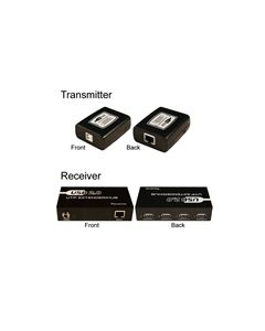 USB 2.0 OVER CAT5E/CAT6 EXTENDER BALUN 4-PORT HUB (ACTIVE)