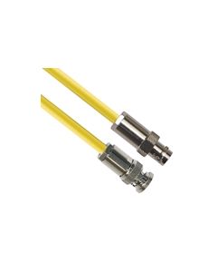 PL75-7 TRB Plug 3-Slot Male to CJ70-7 TRB Jack 3-Lug Female 75 Ohm TRC-75-2 Triaxial cable Yellow jacket 24-inch Triax Cable Assembly