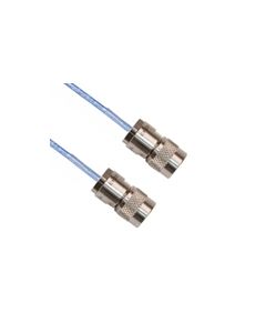 TRS SUBMINIATURE 4-SLOT SOLDER/CLAMP PLUG TO TRS SUBMINIATURE 4-SLOT SOLDER/CLAMP PLUG M17/176-00002 .129 O.D. CABLE