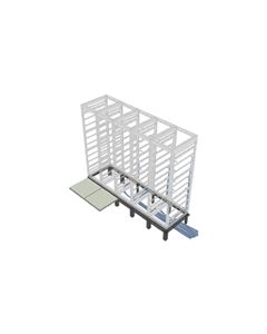 MIDDLE ATLANTIC RISER BASE, 1 BAY, 27"D, WRK RACKS