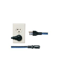 MIDDLE ATLANTIC IEC POWER CORD, 12", 20 PC, LEFT HAND PLUG