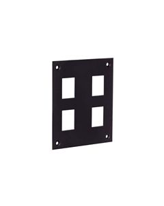 Universal Steel Sub-Panel with Four Keystone Openings