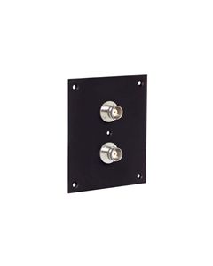 Universal Sub-Panel, 2 BNC Feed-Thru Adapters