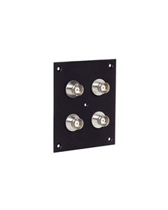 Universal Sub-Panel, 4 BNC Feed-Thru Adapters