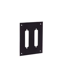 Universal Steel Sub-Panel with Two DB25/HD44 holes