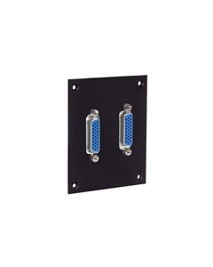 Universal Sub-Panel, 2 HD26 Feed-Thru Adapters