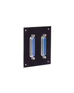 Universal Sub-Panel, 2 HD44 Feed-Thru Adapters