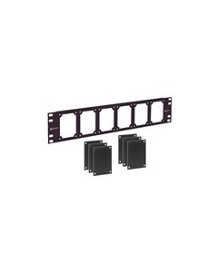 Universal Rack Panel Kit, Black Color w/6 Black Steel Sub-Panels