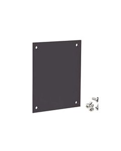 Universal Aluminum Blank Sub-Panel, Black