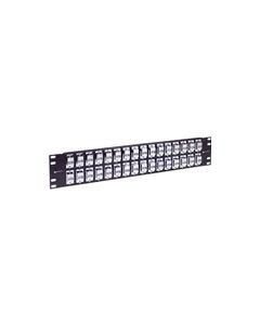 3.50" 32 Port Panel USB A/B Flanged Coupler, Shielded