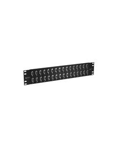 3.50" x 19" Panel, 32 HD15 Female / Female SVGA Couplers