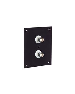 Universal Sub-Panel, 2 Insulated BNC Feed-Thru Adapters