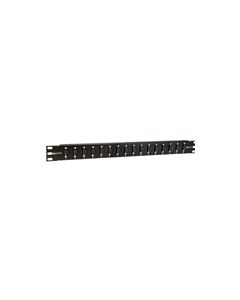 1.75" x 19" HDMI Patch Panel, 16 HDMI Female / Female Couplers