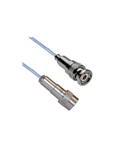 Vacuum Rated TVAC Twinaxial High Temp PFA jacket 78 Ohm TRB 3 Slot Crimp Plug to TRS 3 Slot Crimp Plug .129" O.D. Cable Assembly -55C to +200C