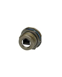 Ruggedized Jam-nut, Zinc-Nickel finish with Grounding Shield