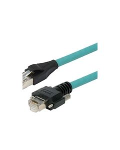 Category 6a GigE Double Shielded High Flex Ethernet Cable, GigE / RJ45, 1M