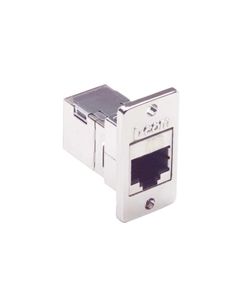 Cat6a RJ45 Coupler Shielded (8x8) Panel Mount Style